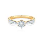 SAVICKI Inel de logodnă SAVICKI: aur bicolor, diamante - savicki - 5 265,00 RON