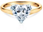 SAVICKI Inel de logodnă inimă SAVICKI: aur bicolor, diamant de laborator - savicki - 8 768,00 RON