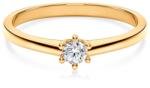 SAVICKI Inel de logodnă SAVICKI: aur galben, diamant - savicki - 3 289,00 RON