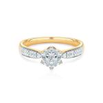 SAVICKI Inel de logodnă SAVICKI: aur bicolor, diamante - savicki - 6 152,00 RON