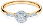 SAVICKI Inel de logodnă SAVICKI: aur bicolor, diamant - savicki - 5 904,00 RON