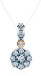 SAVICKI Pandantiv SAVICKI: aur bicolor, diamante - savicki - 2 530,00 RON