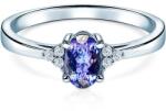 SAVICKI Inel de logodnă Savicki: aur alb, tanzanit, diamante - savicki - 4 552,00 RON