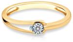 SAVICKI Inel de logodnă SAVICKI: aur bicolor, diamant - savicki - 4 411,00 RON