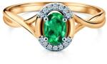 SAVICKI Inel de logodnă SAVICKI: aur bicolor, smarald, diamante - savicki - 5 974,00 RON
