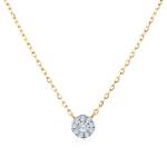 SAVICKI Colier aur 585 diamante albe 0.06 ct 42 cm - savicki - 2 494,00 RON