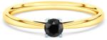 SAVICKI Inel de logodnă SAVICKI: aur, diamant negru - savicki - 4 337,00 RON
