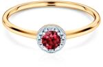 SAVICKI Inel de logodnă SAVICKI: aur, rubin, diamante - savicki - 3 459,00 RON