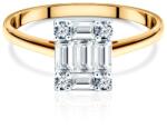SAVICKI Inel de logodnă SAVICKI: aur bicolor, diamante - savicki - 17 312,00 RON
