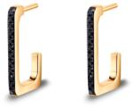 SAVICKI Cercei Savicki: aur bicolor, diamante negre