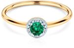 SAVICKI Inel de logodnă SAVICKI: aur, smarald, diamante - savicki - 3 669,00 RON