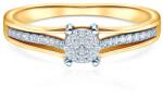 SAVICKI Inel de logodnă Savicki: aur bicolor, diamante - savicki - 5 461,00 RON