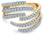 SAVICKI Inel de logodnă SAVICKI: aur bicolor, diamante de laborator - savicki - 12 325,00 RON