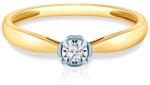 SAVICKI Inel de logodnă SAVICKI: aur bicolor, diamant - savicki - 4 233,00 RON