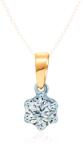 SAVICKI Pandantiv SAVICKI: aur bicolor, diamante de laborator - savicki - 2 108,00 RON