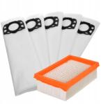 Techkar Szűrő Porzsák Karcher WD4 WD5 WD6 porszívókhoz 2.863-006.0 5 darabos (5902553742411)