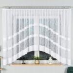 Markizeta Wiktoria Zsakárd függöny, készre varrva, 410x160cm, fehér színű (018352/FBL/001/410160/1)