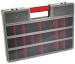 Extol Csavar, alkatrésztartó doboz/rendező, fekete (460x325x80 mm)