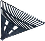 EU Lombseprű műanyag, fekete 24 fogú (60 cm)