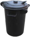 Plastor Utcai kuka, fekete, kerek (110 l-es)