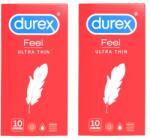 Durex Pachet Prezervative Durex Feel Ultra Thin 2x10, 20 bucati