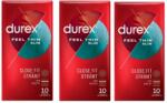 Durex Pachet Prezervative Durex Feel Thin Slim 3x10, 30 bucati