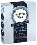 Кондоми с различен размер, 3 броя - Mister Size 60-64-69mm (MISTER6069)