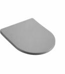 Fluminia Capac vas wc cu soft close si quick release, gri mat, Fluminia Alfonzo (CB2330BD-2MG)