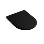 Foglia Capac wc soft close si demontare rapida negru mat Foglia Oslo (0990MB)