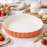 ATELIER 49 Tava Din Lut Cheesecake, Semi Glazurata, Rotunda, Φ33 x 1, 5 cm (ATE49-POE-277263)