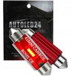 Autoled24 Power Led Izzó 24V Cső 41mm Red Tir Canbus Retrify Automotive