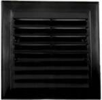 Maan Csavarozott ferde szellőzőrács 14x14cm fekete Maan (6673)