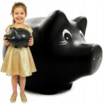 Juliette Nagy fekete Malac persely XL Kerámia összetörhető Nyitás Nélkül ajándék