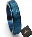 CalmRings Matt Gyűrű Kék forgó gyűrű sebészeti acél stresszoldó