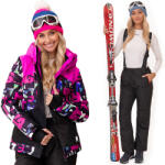 Soprato Színes Betűk Női Téli Overál Sípályára Síeléshez L (kurtka i spodnie zimowe)