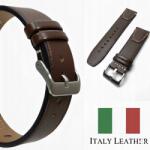  Óraszíj 22MM Barna Bőr Univerzális+teleszkópok Quick Pin (5904492848766)