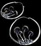  Női fülbevaló gótikus gombák