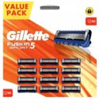 Gillette Eredeti utántöltők Gillette Fusion 5 Sport borotvákhoz 12 db (20171010)