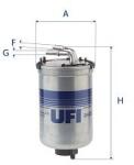 UFI Filtru combustibil UFI 24.022. 00 (24.022.00) - fixbox