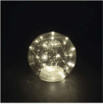 EMOS EMOS DCLW35, LED karácsonyi üveggömb - arany, 15 cm, 3x AA, beltéri, meleg fehér, időzítő (DCLW35)
