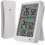 EMOS EMOS E0558W, Digitális hőmérő páratartalom-mérővel, vezeték nélküli érzékelővel, óra, dátum E0558W (E0558W)
