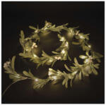 EMOS EMOS DCTW27, LED karácsonyi fényfüzér - fagyöngy, 1, 5 m, 3x AA, beltéri, meleg fehér, időzítő (DCTW27)