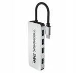 Green Cell Hub USB-C 4 Porturi USB-A 3.0, 5 Gb/s, Aluminiu, Green Cell (HUB-GC-C4A)