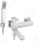 FERRO zicco kádcsaptelep beforgatható kifolyócsővel zuhanyszettel króm (BZI11R) (BZI11R)