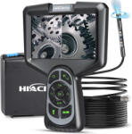 Prolight Hiacinto Professzionális Ipari Endoszkóp Kamera - 360° Forgatható Duál Kamera, 5 m Kábel, IP68 Vízálló, 1080P, 5 IPS Kijelző, 32 GB Memóriakártyával