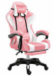 Prolight Likeregal 920 gamer szék lábtartóval, masszázs funkcióval, pink
