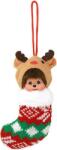 Monchhichi Decorațiune de pluș Monchhichi - Ren de Crăciun, 10 cm (288168)