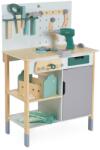 Moni Toys Bancă de lucru din lemn Moni Toys - Cu unelte (112296) Set bricolaj copii