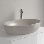 Villeroy & Boch Lavoar pe blat, oval, cu CeramicPlus, 61 cm, migdala mat (Almond), Villeroy & Boch Artis 419861AM 419861AM (419861AM)