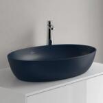 Villeroy & Boch Lavoar pe blat, oval, cu CeramicPlus, 61 cm, Matt Nightfall, Villeroy & Boch Artis 419861R6 419861R6 (419861R6)
